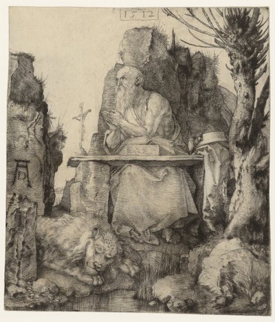 Der heilige Hieronymus in der Wildnis von Albrecht Dürer