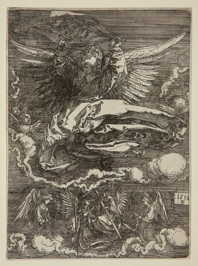 Sudarium von einem Engel ausgebreitet von Albrecht Dürer