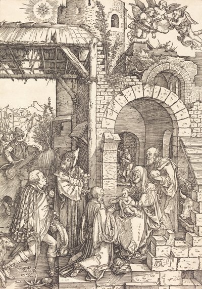 Die Anbetung der Könige, ca. 1501-1503 von Albrecht Dürer