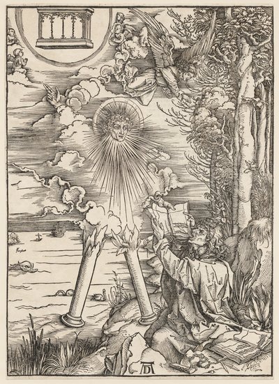 Die Apokalypse: Der heilige Johannes verschlingt das Buch von Albrecht Dürer