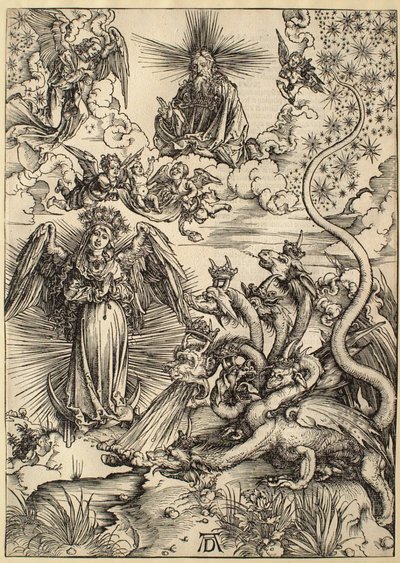 Die Apokalypse: Die apokalyptische Frau von Albrecht Dürer