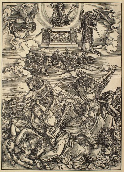 Die Apokalypse: Die vier rächenden Engel von Albrecht Dürer