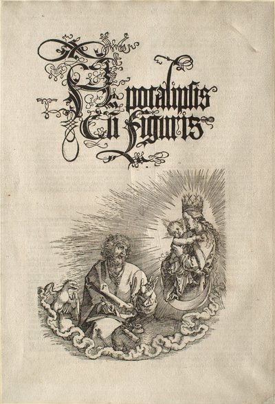 Die Apokalypse: Die Jungfrau erscheint dem heiligen Johannes von Albrecht Dürer