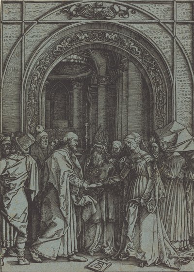 Die Verlobung der Jungfrau, ca. 1504-1505 von Albrecht Dürer