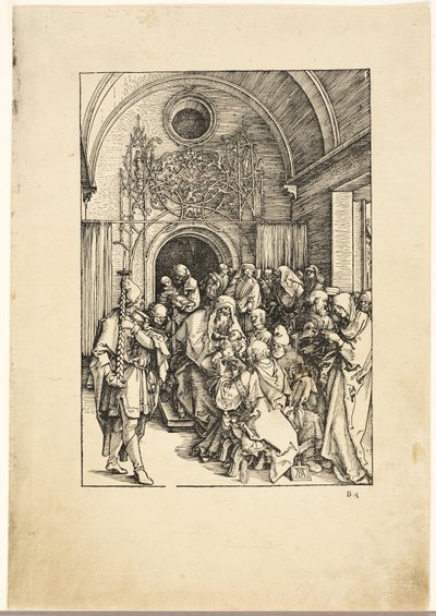 Die Beschneidung Christi, aus Das Leben der Jungfrau von Albrecht Dürer