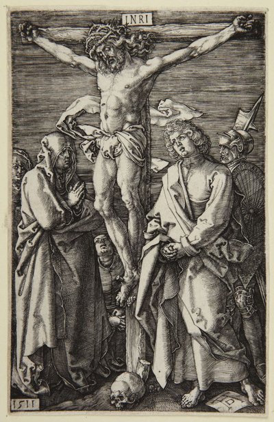 Die Kreuzigung (Gravierte Passionsserie) von Albrecht Dürer
