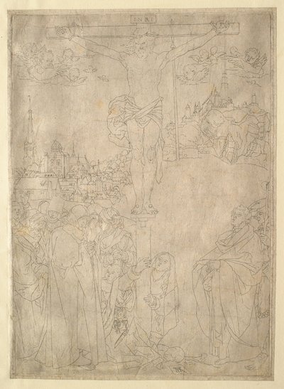 Die Kreuzigung in Umrissen von Albrecht Dürer