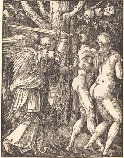 Die Vertreibung aus dem Paradies, aus Die Kleine Passion von Albrecht Dürer