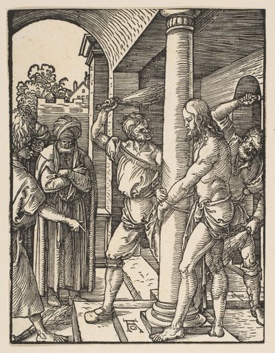 Die Geißelung, aus Die Kleine Passion, ca. 1509 von Albrecht Dürer