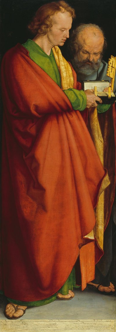 Die vier Apostel, Heilige Johannes und Petrus von Albrecht Dürer