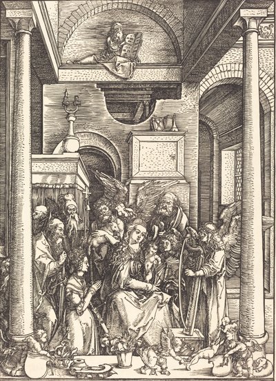 Die Verherrlichung der Jungfrau von Albrecht Dürer