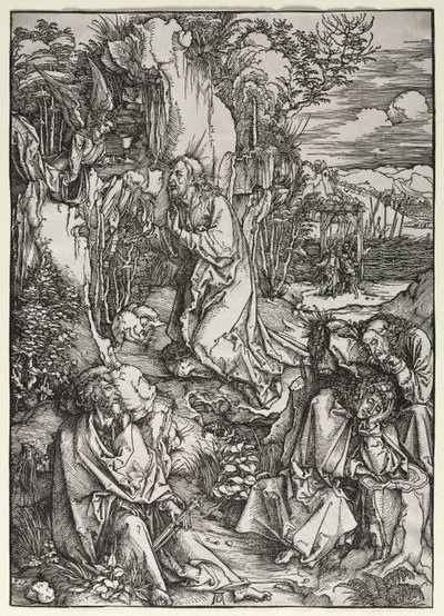 Die Große Passion: Christus am Ölberg, um 1497-1500 von Albrecht Dürer