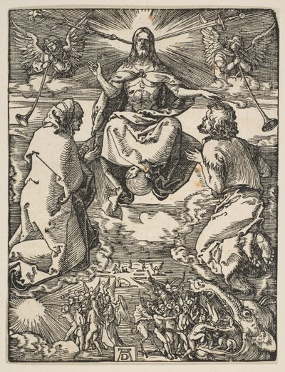 Das Jüngste Gericht, aus der Kleinen Passion von Albrecht Dürer