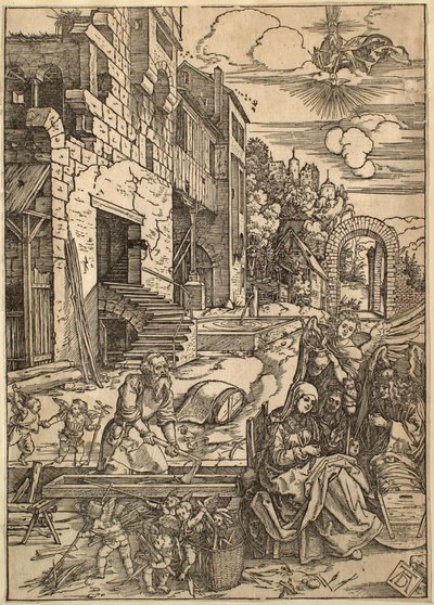 Das Leben der Jungfrau: Der Aufenthalt der Heiligen Familie in Ägypten von Albrecht Dürer
