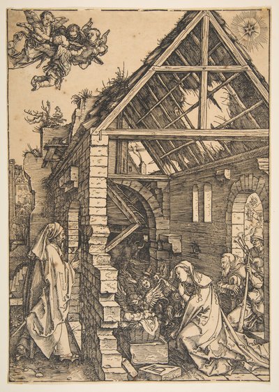 Die Geburt Christi, aus Das Leben der Jungfrau, 1502-3 von Albrecht Dürer