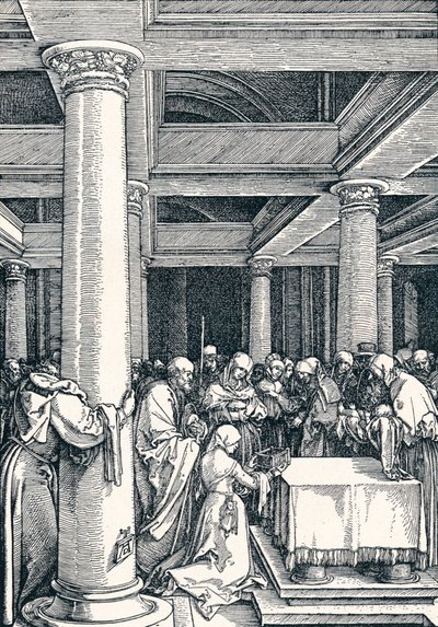 Die Darstellung Christi im Tempel, 1506 von Albrecht Dürer