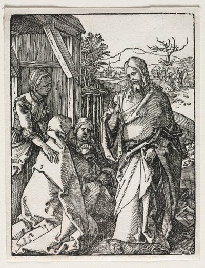 Die Kleine Passion: Christus nimmt Abschied von der Jungfrau von Albrecht Dürer
