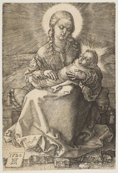 Die Jungfrau mit dem gewickelten Kind von Albrecht Dürer