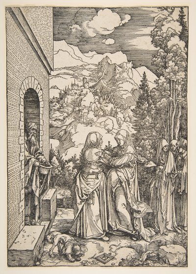 Die Heimsuchung aus Das Leben der Jungfrau von Albrecht Dürer