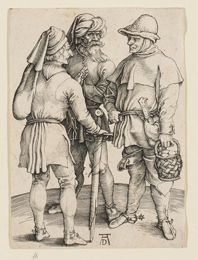 Drei Marktbauern von Albrecht Dürer