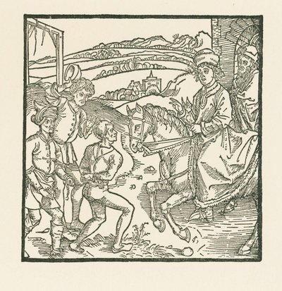 Catonet erlöst einen Übeltäter vom Galgen von Albrecht Dürer or Duerer