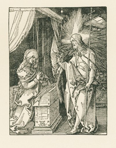 Christus erscheint seiner Mutter von Albrecht Dürer or Duerer