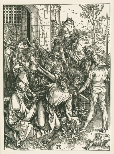 Christus trägt das Kreuz, um 1498-99 von Albrecht Dürer or Duerer