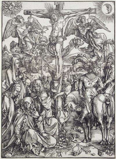 Christus am Kreuz (Die Große Passion) (Gravur) von Albrecht Dürer
