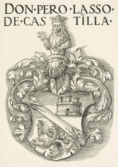 Wappen von Don Pedro Lasso de Castilla von Albrecht Dürer or Duerer