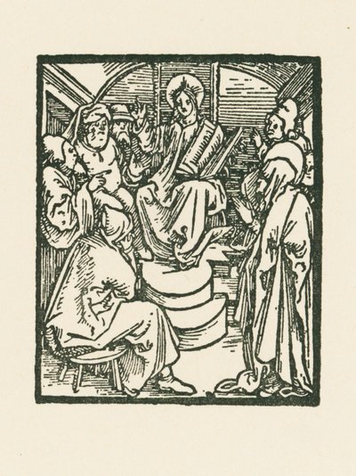 Jesus unter den Doktoren von Albrecht Dürer or Duerer