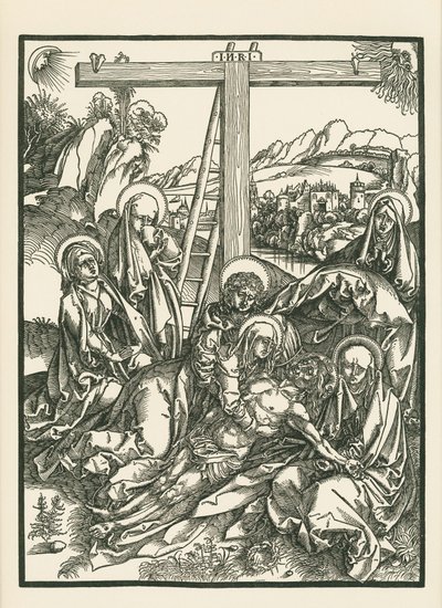 Beweinung Christi, um 1500 von Albrecht Dürer or Duerer
