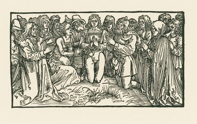 Männer und Frauen beim Gebet von Albrecht Dürer or Duerer