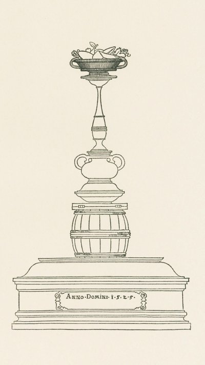 Monumentale Säule für einen Trunkenbold von Albrecht Dürer or Duerer