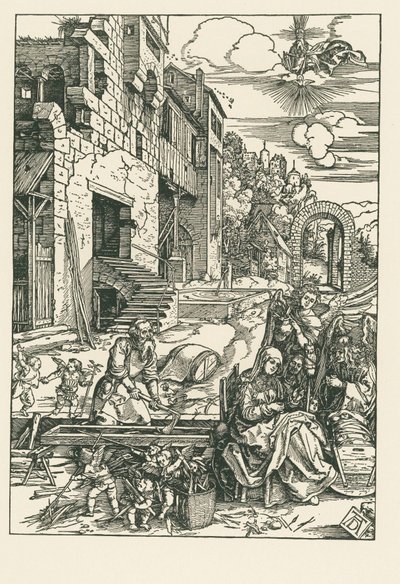 Ruhe auf der Flucht nach Ägypten, um 1502 von Albrecht Dürer or Duerer