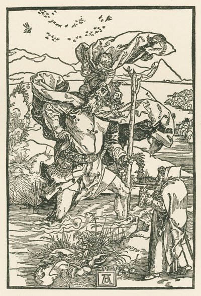 Heiliger Christophorus, um 1503-04 von Albrecht Dürer or Duerer