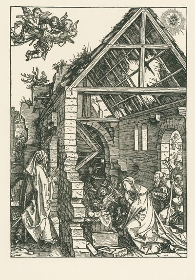 Die Anbetung der Hirten, um 1502-03 von Albrecht Dürer or Duerer