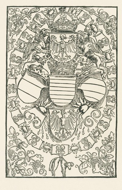 Das Wappen von Maximilian I. als König der Römer von Albrecht Dürer or Duerer