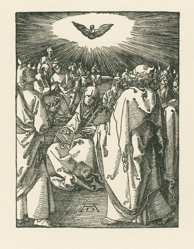 Die Herabkunft des Heiligen Geistes, um 1510 von Albrecht Dürer or Duerer