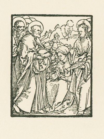 Die Speisung der Fünftausend von Albrecht Dürer or Duerer