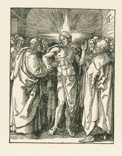 Der ungläubige Thomas, um 1510 von Albrecht Dürer or Duerer