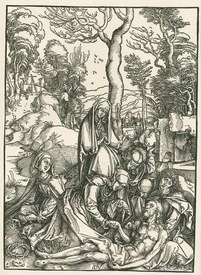 Die Beweinung Christi, um 1498-99 von Albrecht Dürer or Duerer