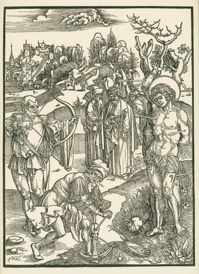 Das Martyrium des Heiligen Sebastian, ca. 1500 von Albrecht Dürer or Duerer