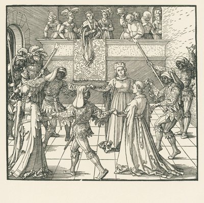 Die Maskerade von Albrecht Dürer or Duerer