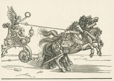 Der kleine Triumphwagen oder Die burgundische Hochzeit von Albrecht Dürer or Duerer