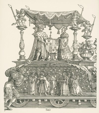 Der kleine Triumphwagen oder Die burgundische Hochzeit von Albrecht Dürer or Duerer