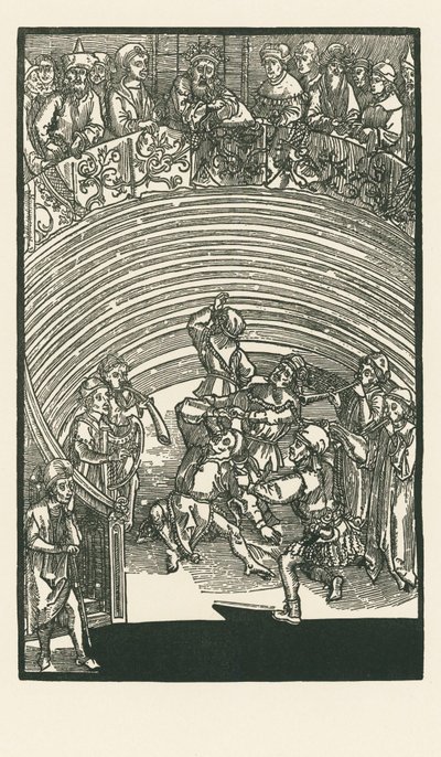Das Theater, um 1492-93 von Albrecht Dürer or Duerer