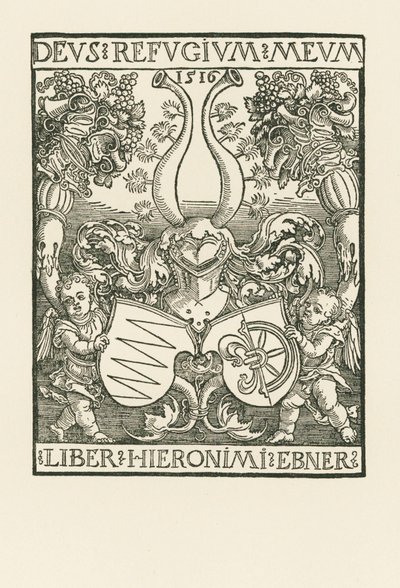 Das Exlibris von Hieronymus Ebner von Albrecht Dürer or Duerer