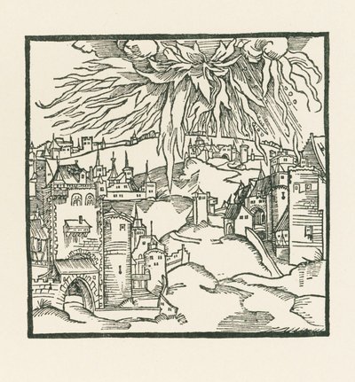 Die Zerstörung von Sodom und Gomorrha von Albrecht Dürer or Duerer