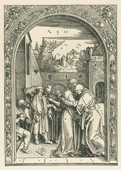 Das Treffen von Joachim und Anna am Goldenen Tor von Albrecht Dürer or Duerer