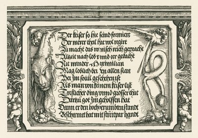 Triumphbogen für Kaiser Maximilian I. von Albrecht Dürer or Duerer